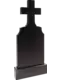Памятник из чёрного гранита Крест 5 - миниатюра 3
