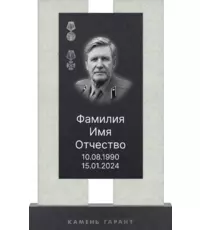 Памятник Титан из черного гранита | Купить в Москве и СПб | Камень Гарант