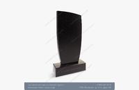 Памятник из чёрного гранита Конус 3 - миниатюра 3