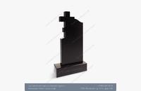 Памятник из чёрного гранита Память 1 - миниатюра 3
