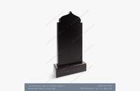 Памятник из чёрного гранита Восток 4 - миниатюра 3