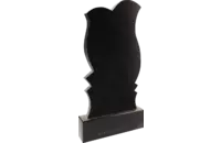 Памятник из чёрного гранита Тюльпан 1 - миниатюра 3