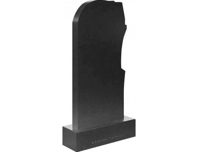 Памятник из чёрного гранита Березка 2 - фото 3