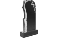 Памятник из чёрного гранита Березка 2 - миниатюра 2