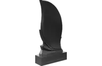 Памятник из чёрного гранита Пламя - миниатюра 2