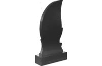 Памятник из чёрного гранита Пламя - миниатюра 3