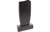 Памятник из чёрного гранита Конус - миниатюра 3
