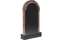 Памятник из чёрного гранита Арка с колоннами - миниатюра 2