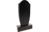 Памятник из чёрного гранита Конус 4 - миниатюра 2