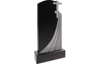 Памятник из чёрного гранита Вечность 3 - миниатюра 2