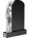 Памятник из чёрного гранита Скорбящая Дева Мария - миниатюра 2