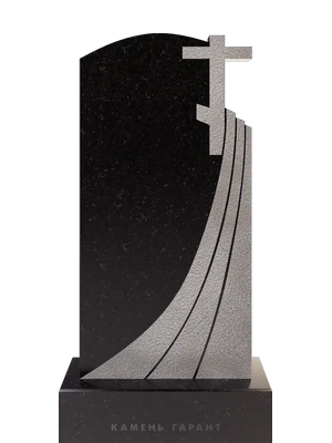 Памятник на могилу в виде дороги с крестом 
